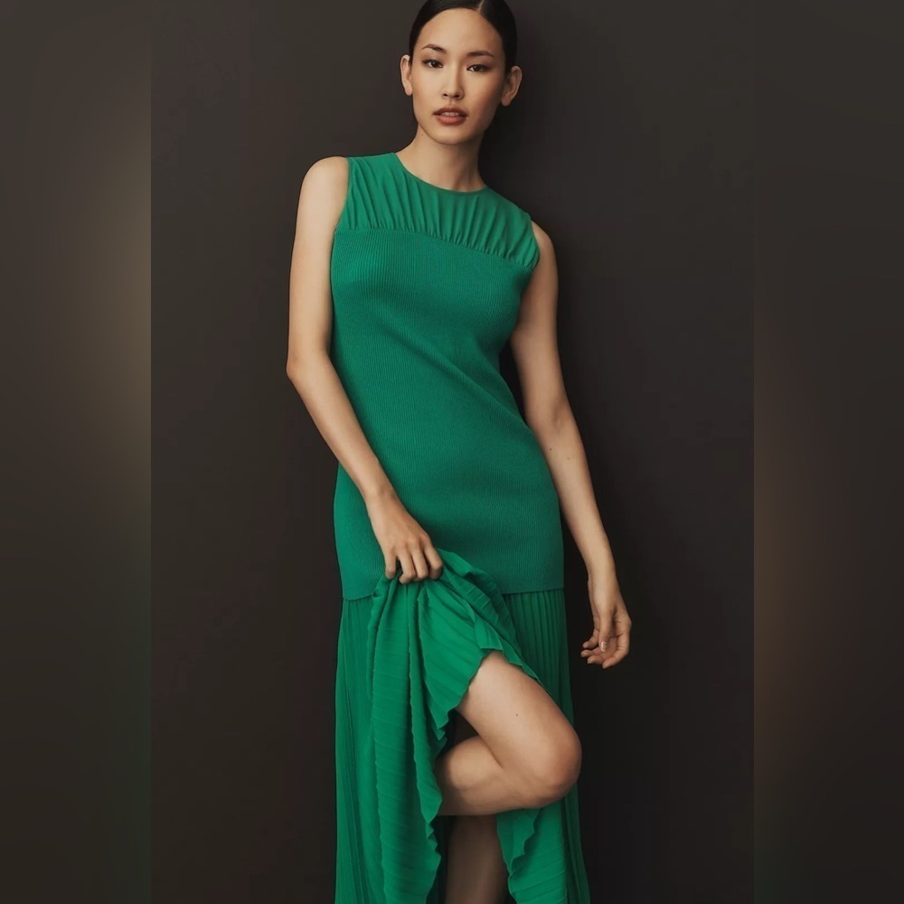 NWT Size XS - Mare Mare x Anthropologie Sleeveless Twofer Maxi Dress